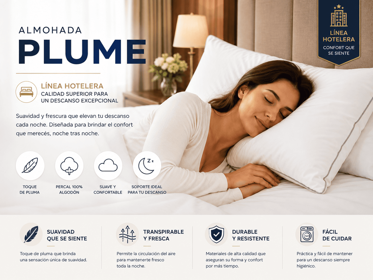 Almohada Plume