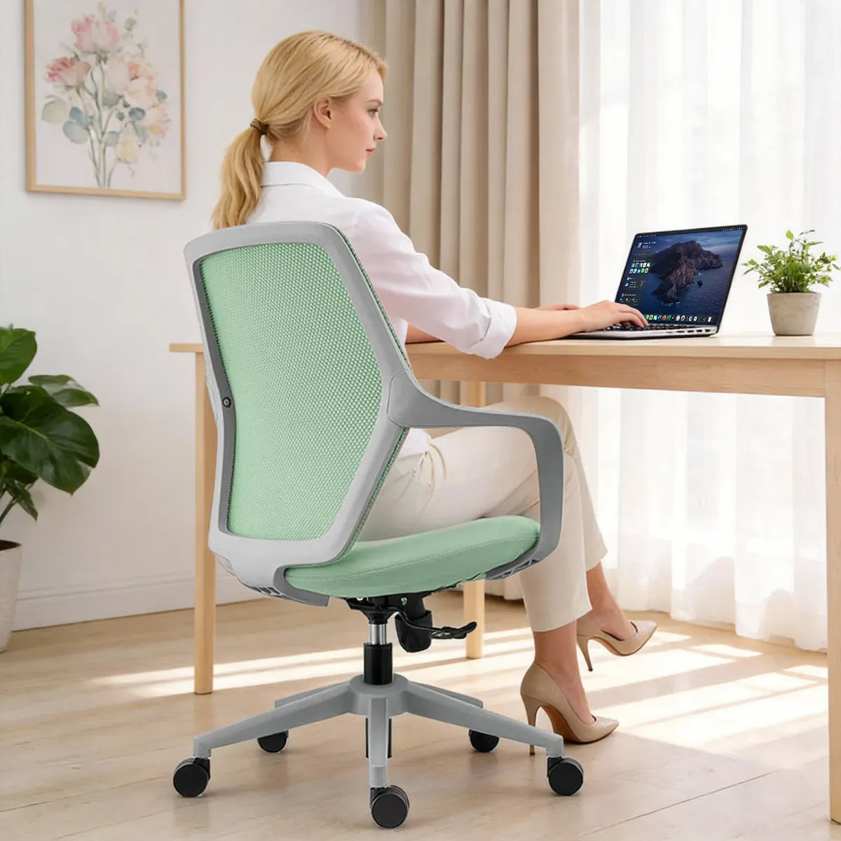 Silla de Oficina Ergonómica ErgoLife® GEN 3 (Verde)