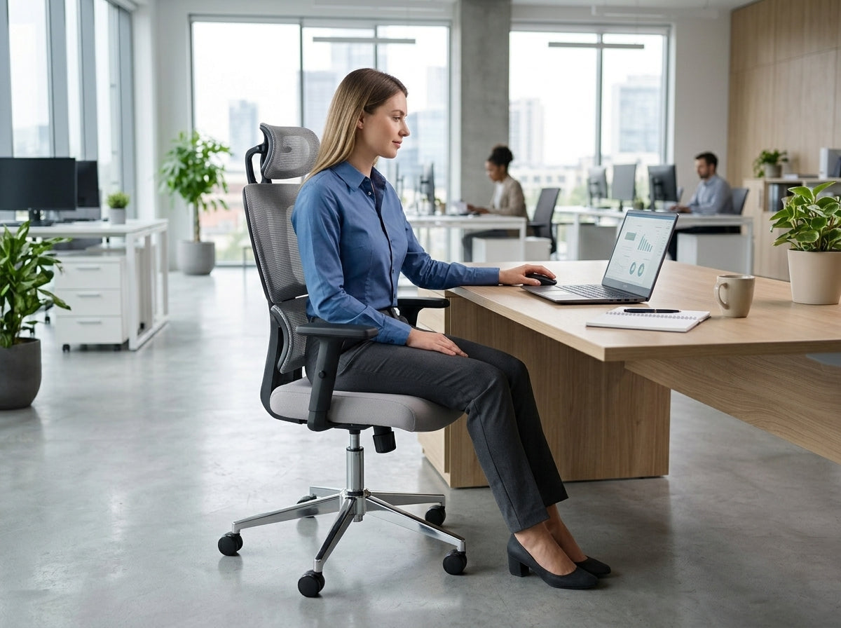 Silla de Oficina Ergonómica ErgoPro® GEN 3 (Gris)