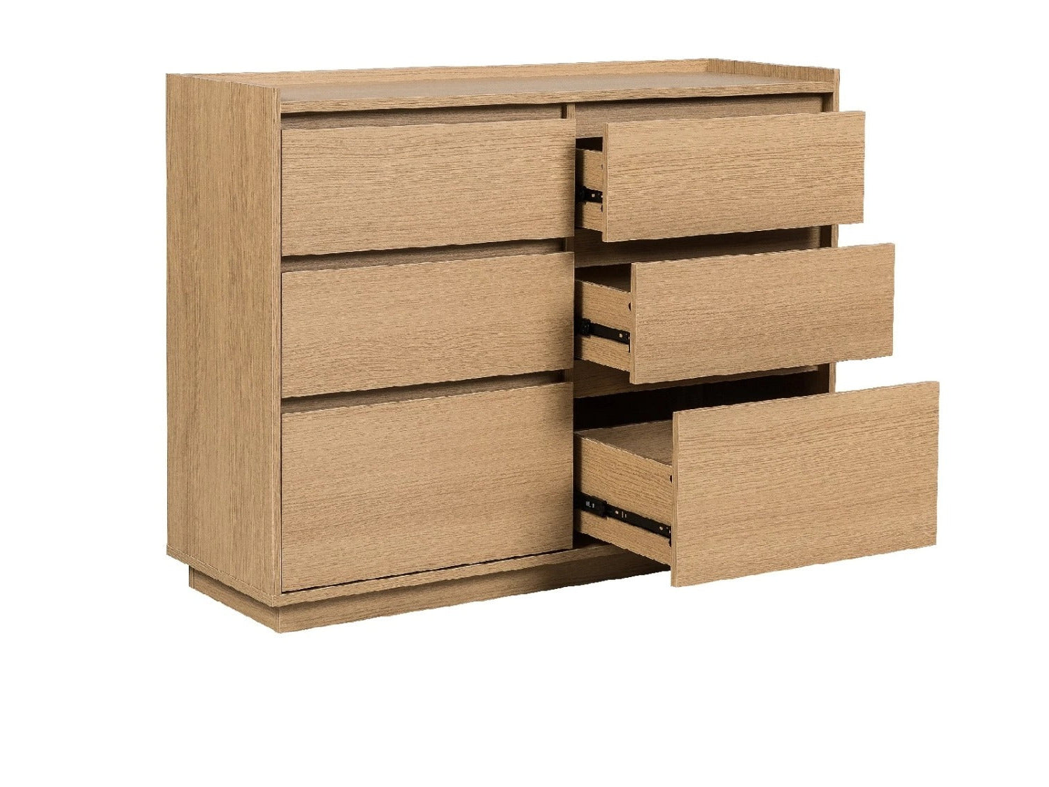 cajonera comoda 6 cajones 120 cm