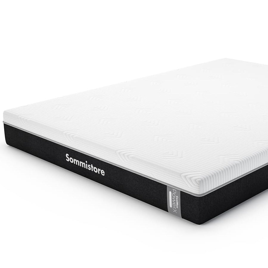Colchón Ortopédico en Caja CoolMax PowerX de Espuma de Alta Densidad Sommistore® en Uruguay, ideal para quienes buscan un colchón firme, soporte para la columna y mayor confort al dormir, especialmente para personas con molestias de espalda.
