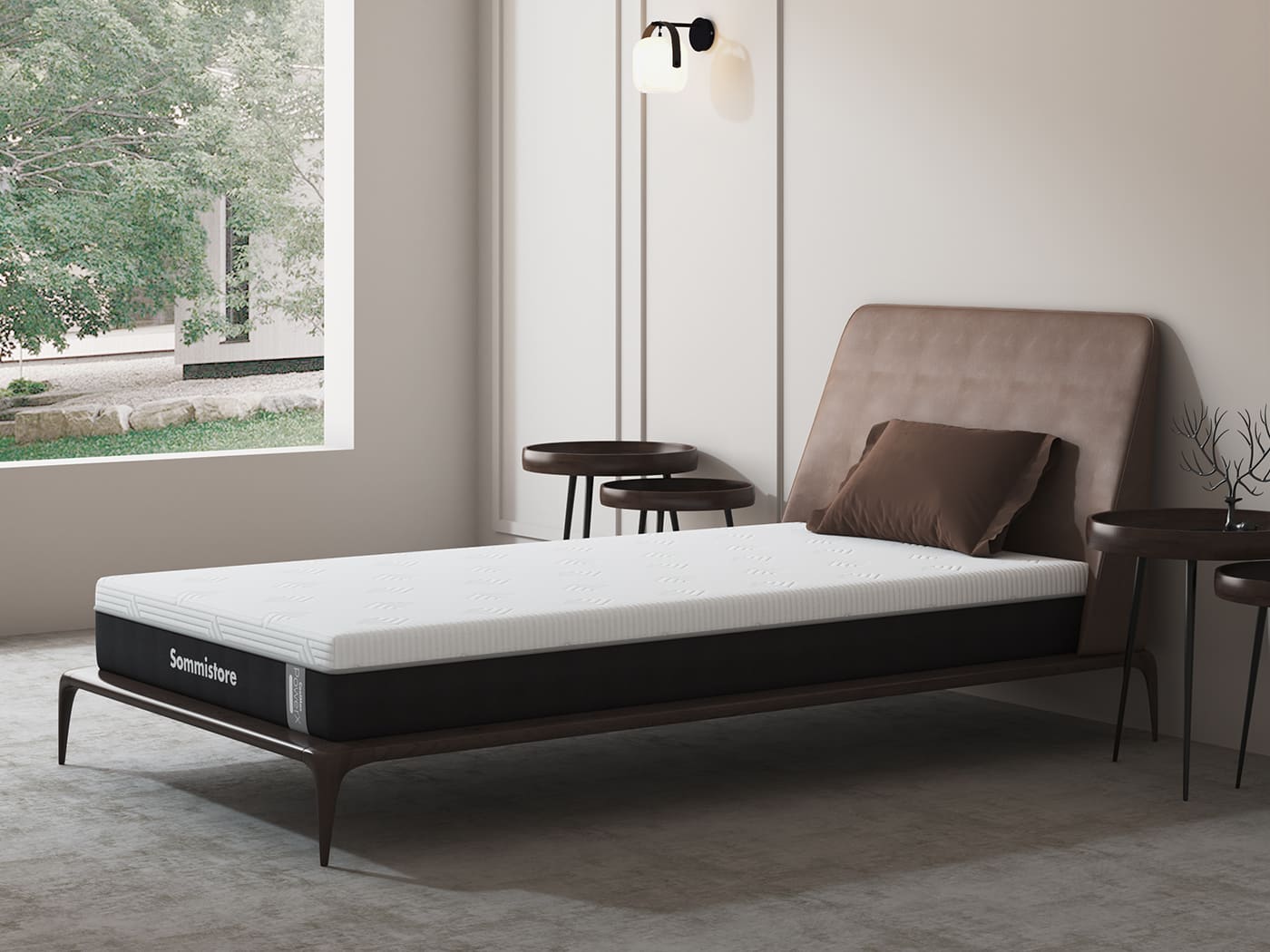 Colchón y Sommier Ortopédico CoolMax PowerX de Espuma de Alta Densidad Sommistore® en Uruguay, ideal para quienes buscan un colchón firme, soporte para la columna y mayor confort al dormir, especialmente para personas con molestias de espalda.