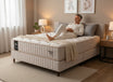 Colchon y sommier Natural Latex Firm Sommistore® en Uruguay, desarrollado con latex natural, resortes Pocket independientes y espumas de alta densidad para ofrecer soporte ergonomico, firmeza equilibrada, independencia de movimiento y una experiencia de descanso confortable. Disponible en medidas 2 plazas, Queen y King.