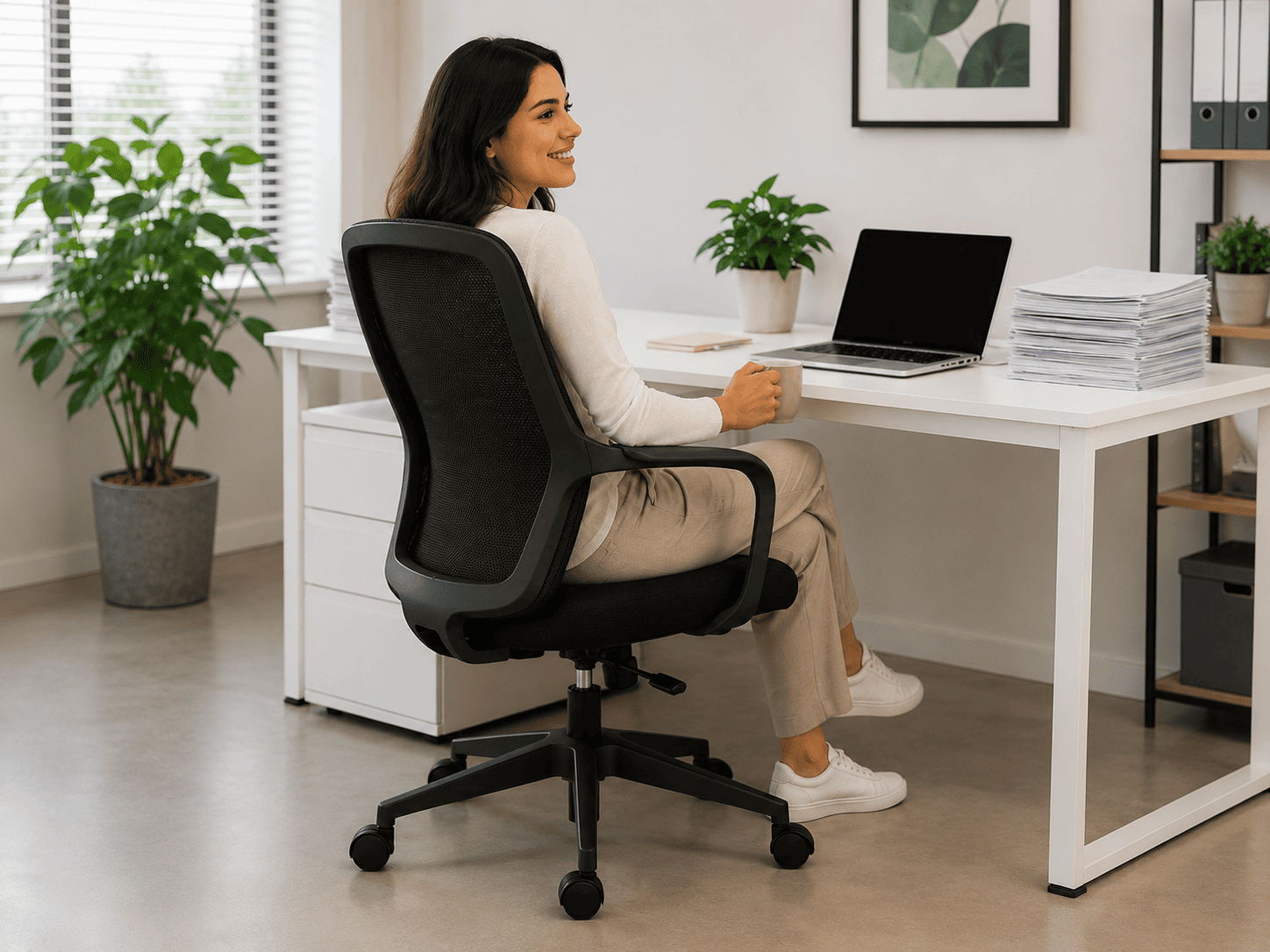 Silla de Oficina Ergonómica ErgoLife® GEN 3 (Negra)