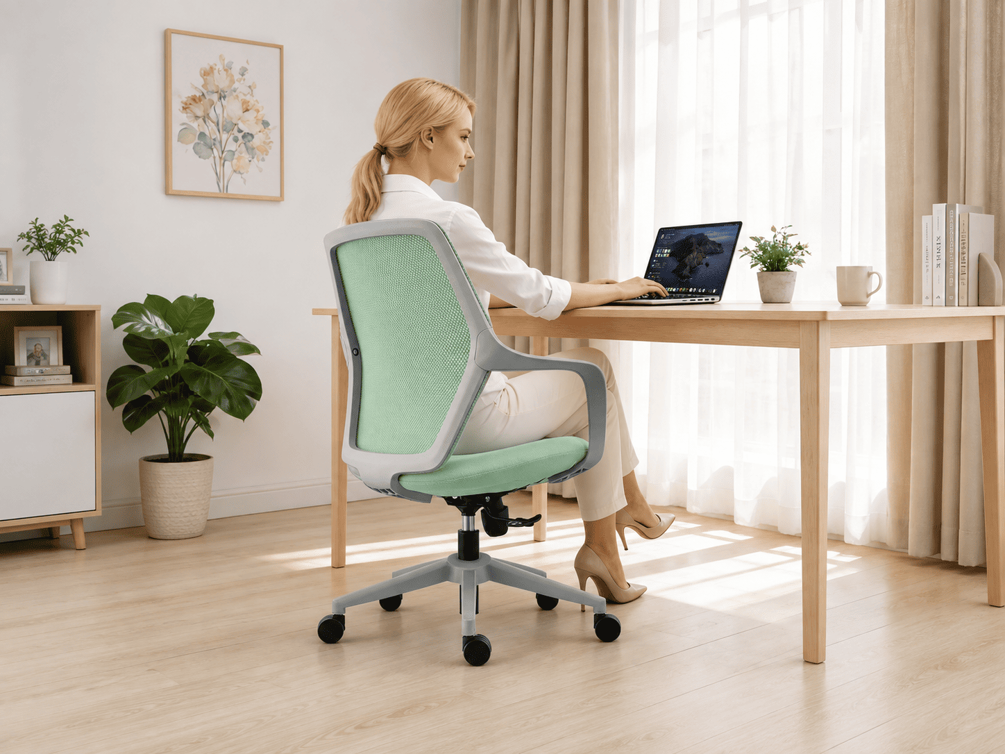 Silla de Oficina Ergonómica ErgoLife® GEN 3 (Verde)