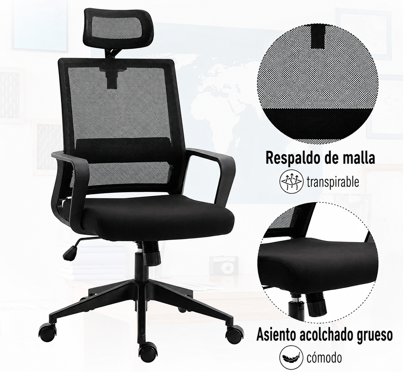 Silla de Oficina Ergonómica ErgoRest® GEN 3