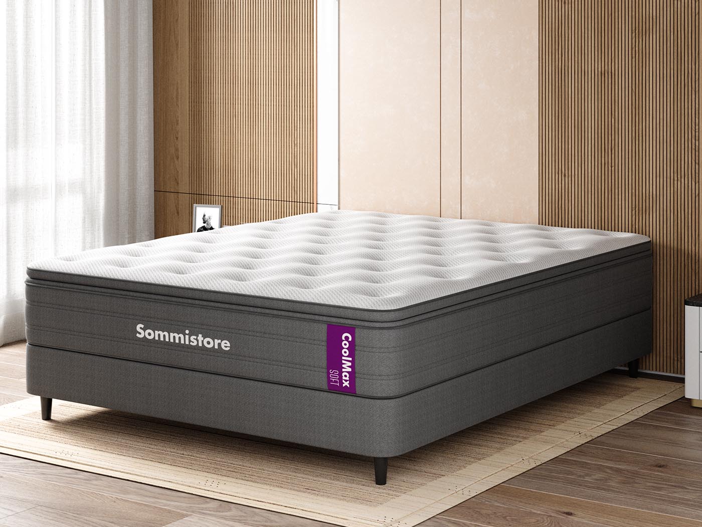 Sommier Colchon COOLMAX Soft Sommistore Uruguay