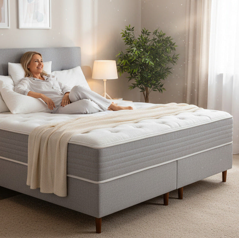 colchon sommier 2 plazas queen posture pocket firm con pillow top sommistore montevideo uruguay