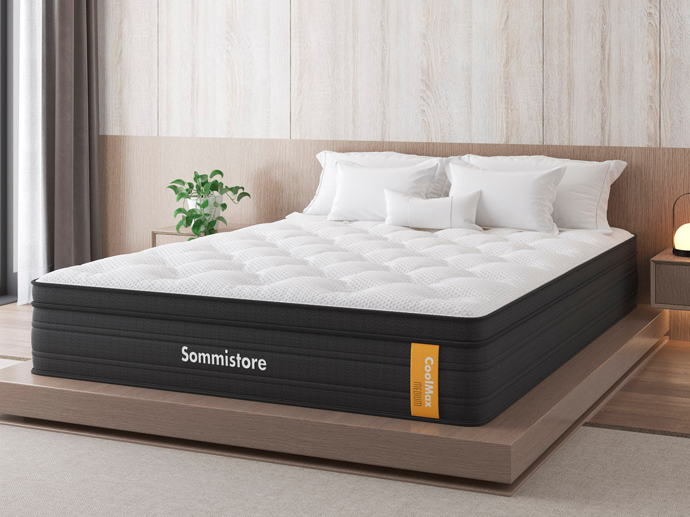 Sommier COOLMAX® Medium con Pillow Top